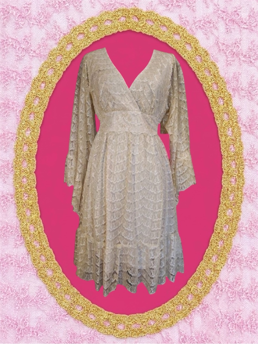 Betsey Johnson NWT Retro Fairycore Coquette Cottagecore Whimsigoth Boho Dress 12